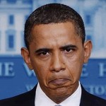 Obama Pouting