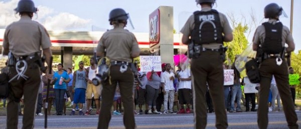 Police in Ferguson MO
