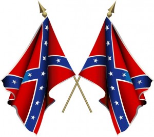 Crossed Confederate Flags